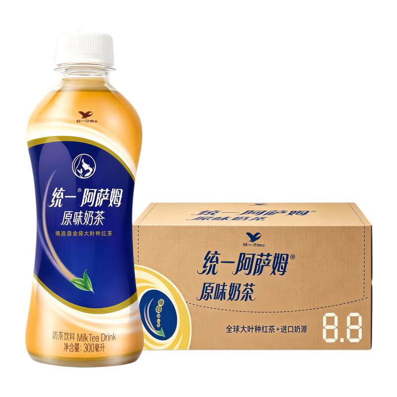 统一阿萨姆原味奶茶300ml*12瓶