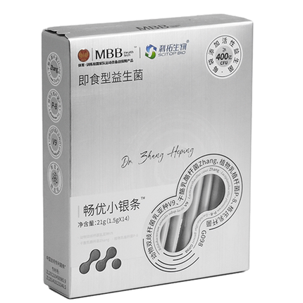MBB益生菌小银条益生菌科拓生物成人提升肠胃代谢官方旗舰店正品t