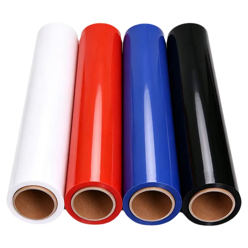 缠绕膜50cm黑色乳白色蓝色红色