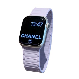 适用苹果手表iwatch10表带流光紫张婧仪同款硅胶磁吸applewatch98