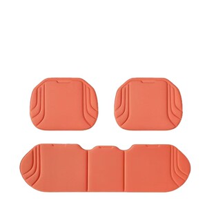 四季通用座垫透气防滑海藻纤维乳胶记忆棉汽车坐垫三件套汽车坐垫