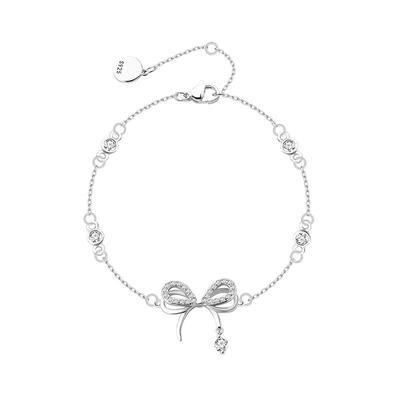 送闺蜜女友~蝶梦手链纯银小众