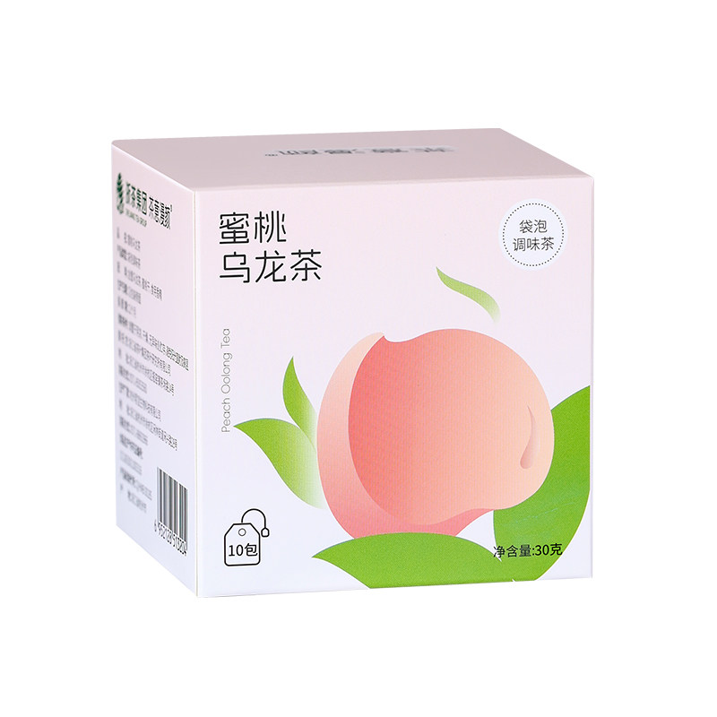 茶意漫颜茶叶白桃乌龙茶袋泡下午水果茶蜜桃金萱乌龙冷泡茶伴手礼