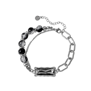 VOYAGE男士小众串珠手链男生男款手串复古手镯学生手环男高级感女