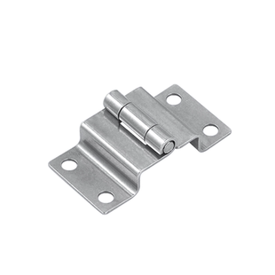 304不锈钢异形三折叠合页航空箱配件支撑铰链平开折弯门轴固定板