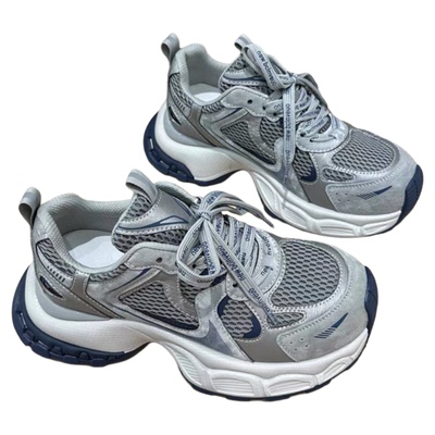 女鞋爆款2025新款老爹今年流行鞋子女款厚底巨好看超火增高女士鞋