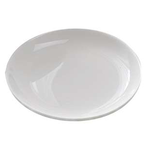 碟子10个 小瓷碟子白色陶瓷早餐碟子蘸料调料碟子家用4寸醋碟子