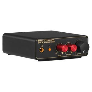 发烧黑胶唱放MM/MC转盘家用唱机唱头前置放大器带耳放/高低音调节