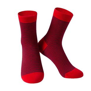 礼盒3双装SCHIESSER舒雅男女士3A抗菌本命年新年鸿运红品中筒袜子