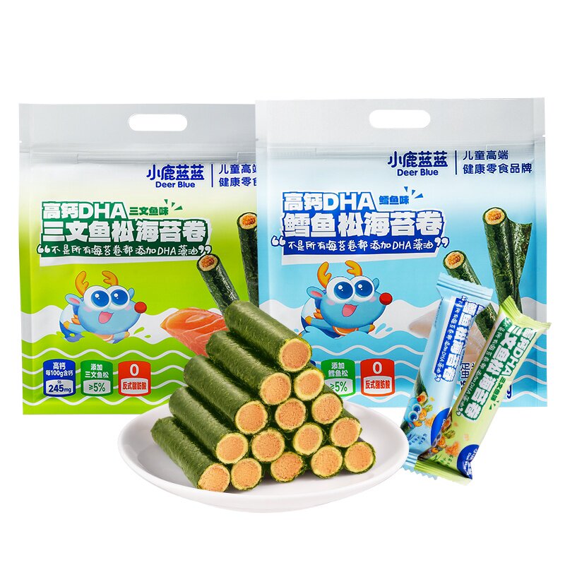 小鹿蓝蓝肉松海苔脆儿童3岁+零食