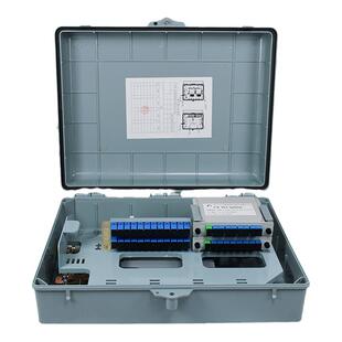 分纤箱室内外FC光缆分线箱24芯36芯SC光分路器箱插片式FTTH光纤配线箱LC48芯72芯96芯分配箱大号防水楼道壁挂