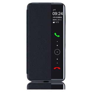 华为Pura80Pro手机壳新款Pura80真皮磁吸翻盖P80Pro+智能视窗P80Ultra 全包防摔磁吸翻盖手机壳