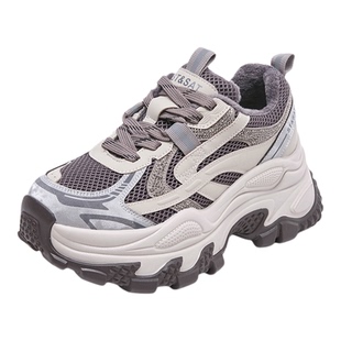 星期六老爹鞋女款新款秋冬季爆款休闲运动厚底加绒加厚保暖棉鞋直