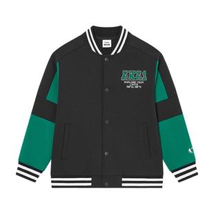 乔丹童装男童棒球服2026春秋新款中大童运动开衫立领儿童秋装外套