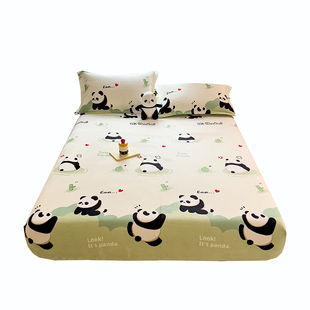 牛奶绒床笠单件2025新款加厚珊瑚绒床垫保护罩三件套防滑全包床单