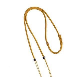 天珠专用横穿挂绳吊坠玉石玉文玩手工编织绳男女挂脖双头挂坠绳子