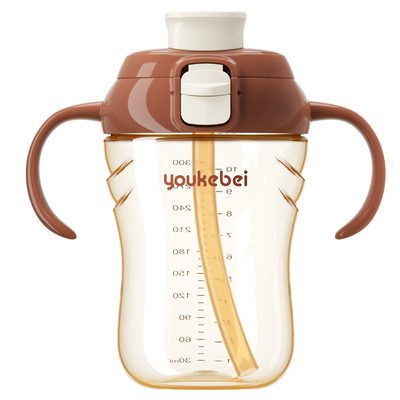 翻盖奶瓶一岁以上儿童吸管杯