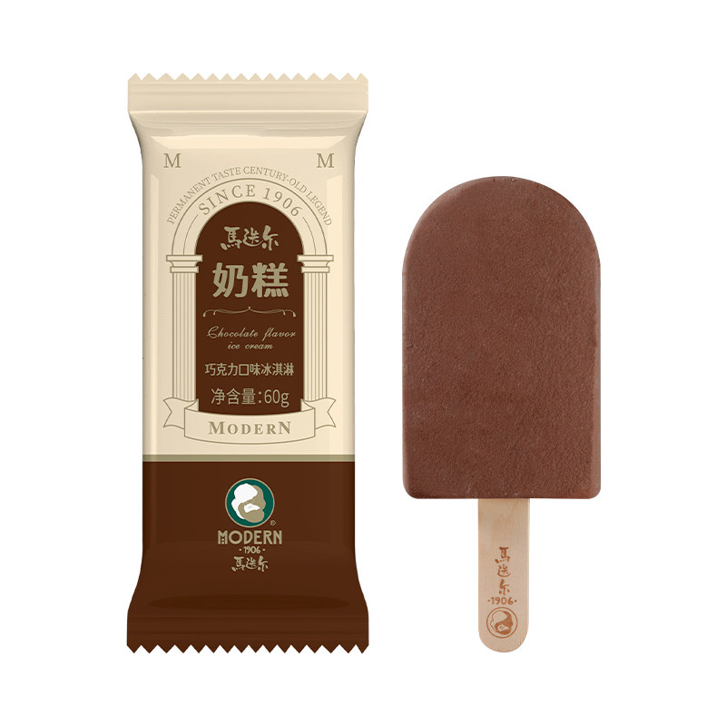 马迭尔巧克力口味冰淇淋