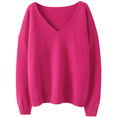 启超高端100%纯山羊绒衫