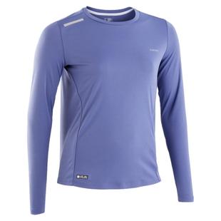 迪卡侬儿童速干衣长袖t恤保暖打底衫男童秋衣冬运动女童上衣KIDC