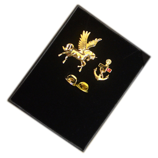 男士西服装胸针衬衫领口装饰短针套装组合金属色动植物领针配饰