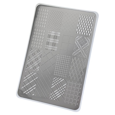 美甲2025新款格纹转印辅助工具