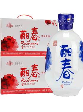 丽春黄酒官方旗舰店八年牡丹2箱