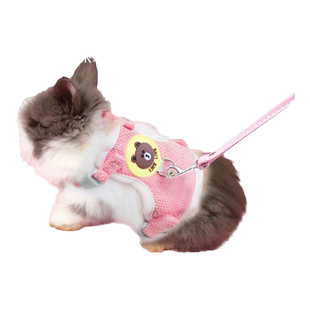 小兔子牵引绳防挣脱专用外出神器溜侏儒幼兔宝宝荷兰猪龙猫的绳子