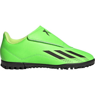 Adidas/阿迪达斯正品 X.4 儿童魔术贴碎钉人草运动足球鞋GY9684