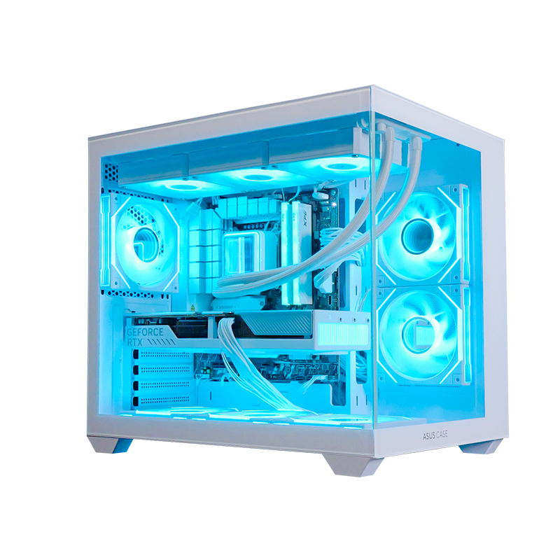 【消费券补贴10%】华硕海王星主机DIY组装机海景房12490F/12600KF/5060/5070/5060ti显卡三角洲游戏台式电脑