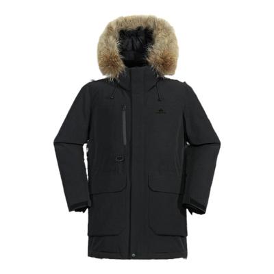 【雪熊鹅绒服】拓路者800蓬羽绒服男士貉子毛领中长款加厚派克服