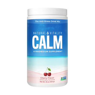 Naturalitality calm美国进口樱桃味柠檬酸镁粉放松身心液体冲泡