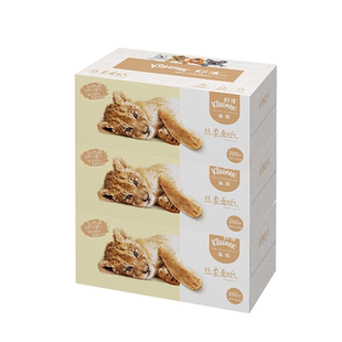 舒洁抽纸丝柔面纸3层200抽系列乳霜纸卫生纸餐巾纸保湿纸巾