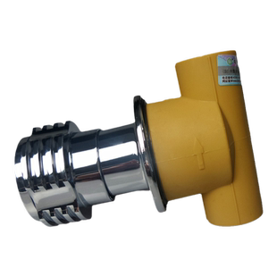 中财管道PPR咖喱色冷热水快开陶瓷阀芯大流量20/25暗阀暗装阀门