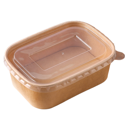 野餐一次性餐盒长方形牛皮纸
