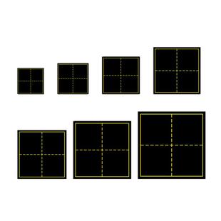 大号单个磁性田字格黑板贴拼音田字格磁力贴书法教学儿童生字格白板贴软磁磁铁贴语文粉笔练字上课练习用磁贴