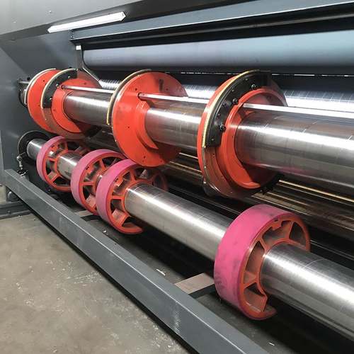 半自动双色四色水墨印刷开槽模切机纸箱板印刷机纸箱机械全套设备