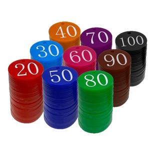 亚克力号码牌数字编号牌麻辣烫餐饮排队叫号牌健身桑拿手牌寄存牌