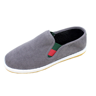 冬季加绒老北京布鞋男灯芯绒棉鞋男士保暖棉布一脚蹬加厚防臭二棉