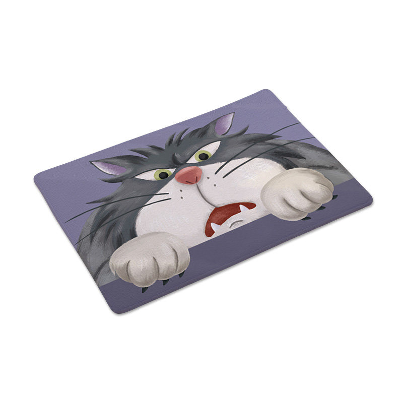 路西法猫咪地垫入户门垫子