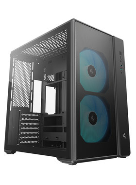 九州风神CG590MESH2F机箱网孔设计散热无忧自带2个16cm散热风扇
