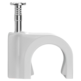 钢钉线卡圆形电线固定线卡子方形网线扣墙钉线钉电线卡扣理线器