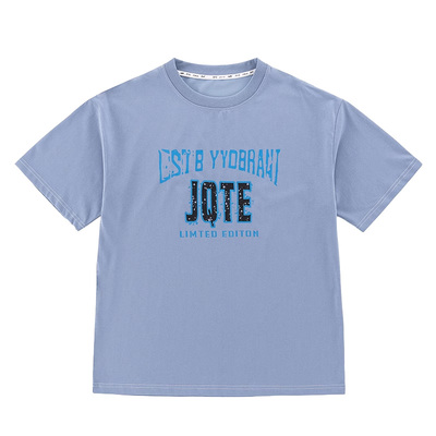 男童短袖T恤夏装2025新款胖童加肥加大码儿大童上衣初中生青少年t