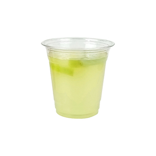 咖啡美式打包外带杯塑料PET10oz盎司一次性冷饮杯89口径290ml高透