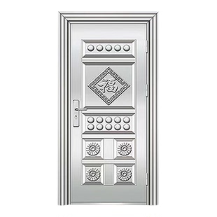 包邮加厚不锈钢防盗门进户门全钢门防潮防白蚁整套门入户门