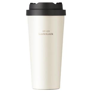 乐扣乐扣保温杯水杯女陶瓷覆层内胆咖啡随行杯不锈钢保冷杯子男款