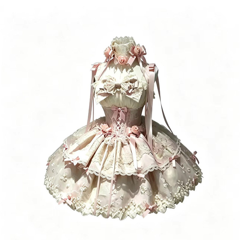 梨花诗lolita原创洋装jsk连衣裙