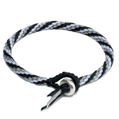 RONINMADE小众复古黑白手链