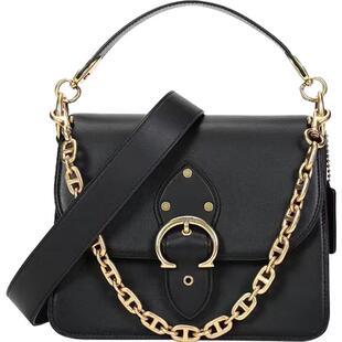 【自营】COACH/蔻驰时尚简约链条女士手提斜挎单肩包中号4597b4BK