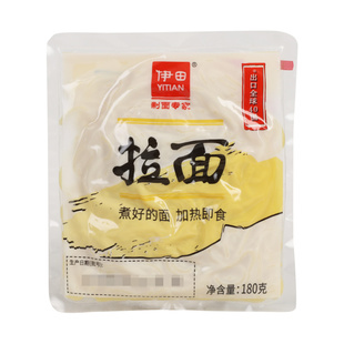 伊田面馆日式拉面180g*30 整箱商用带酱料包非油炸速食拌面方便面